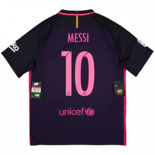 Dresovi Barcelona Messi 10 2016-17 Gostujući Retro - Kratki Rukavima Dresovi Barcelona Messi 10 2016-17 Gostujući Retro - Kratki Rukavima