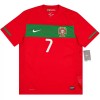 Dresovi Portugal Ronaldo 7 2010 Domaći Retro - Kratki Rukavima