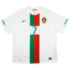 Dresovi Portugal Ronaldo 7 2010 Gostujući Retro - Kratki Rukavima
