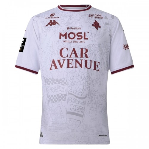 Dresovi FC Metz Gostujući 2025-26 - Kratki Rukavima Dresovi FC Metz Gostujući 2025-26 - Kratki Rukavima