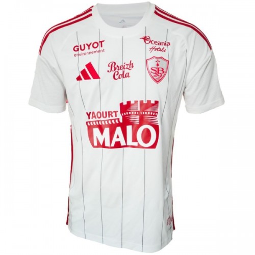 Dresovi Stade Brestois Gostujući 2025-26 - Kratki Rukavima Dresovi Stade Brestois Gostujući 2025-26 - Kratki Rukavima