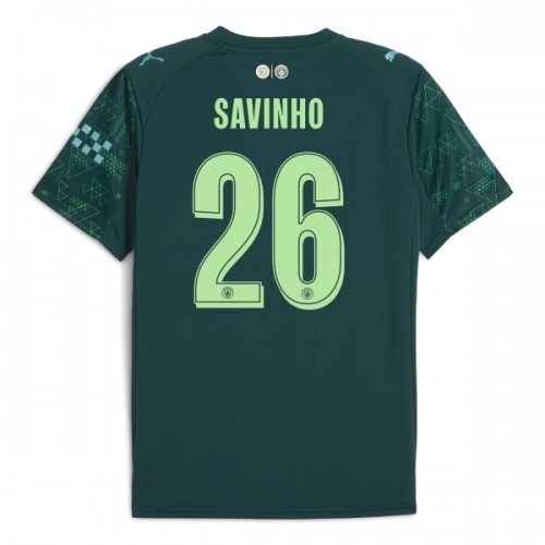 Dresovi Manchester City Savinho 26 Četvrta EA Sport 2025-26 - Kratki Rukavima Dresovi Manchester City Savinho 26 Četvrta EA Sport 2025-26 - Kratki Rukavima