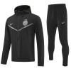 Inter Milan Trening Jakna Kapuljačom Komplet 2025-26 Crna