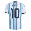 Dresovi Argentina Messi 10 Domaći Svjetsko Prvenstvo 2026 - Kratki Rukavima