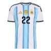 Dječji Dresovi Argentina Lautaro Martinez 22 Domaći Svjetsko Prvenstvo 2026 - Kratki Rukavima