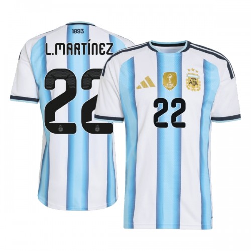 Dresovi Argentina Lautaro Martinez 22 Domaći Svjetsko Prvenstvo 2026 - Kratki Rukavima Dresovi Argentina Lautaro Martinez 22 Domaći Svjetsko Prvenstvo 2026 - Kratki Rukavima