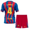 Dječji Dresovi FC Barcelona R. Araujo 4 Četvrta 2025-26 - Kratki Rukavima Dječji Dresovi FC Barcelona R. Araujo 4 Četvrta 2025-26 - Kratki Rukavima