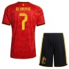 Dječji Dresovi Belgija De Bruyne 7 Domaći Svjetsko Prvenstvo 2026 - Kratki Rukavima