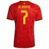 Dječji Dresovi Belgija De Bruyne 7 Domaći Svjetsko Prvenstvo 2026 - Kratki Rukavima