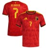 Dresovi Belgija De Bruyne 7 Domaći Svjetsko Prvenstvo 2026 - Kratki Rukavima