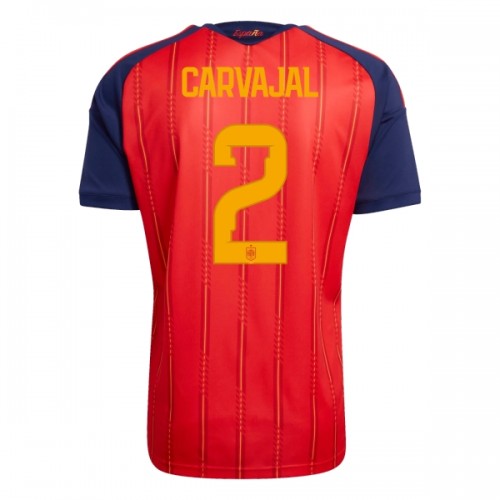 Dresovi Španjolska Carvajal 2 Domaći Svjetsko Prvenstvo 2026 - Kratki Rukavima Dresovi Španjolska Carvajal 2 Domaći Svjetsko Prvenstvo 2026 - Kratki Rukavima