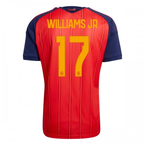 Dresovi Španjolska Williams JR 17 Domaći Svjetsko Prvenstvo 2026 - Kratki Rukavima Dresovi Španjolska Williams JR 17 Domaći Svjetsko Prvenstvo 2026 - Kratki Rukavima