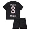 Dječji Dresovi Paris Saint-Germain Fabian 8 Četvrta Jordan 2025-26 - Kratki Rukavima