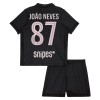Dječji Dresovi Paris Saint-Germain Joao Neves 87 Četvrta Jordan 2025-26 - Kratki Rukavima