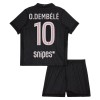 Dječji Dresovi Paris Saint-Germain O. Dembele 10 Četvrta Jordan 2025-26 - Kratki Rukavima