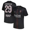 Dresovi Paris Saint-Germain B. Barcola 29 Četvrta Jordan 2025-26 - Kratki Rukavima