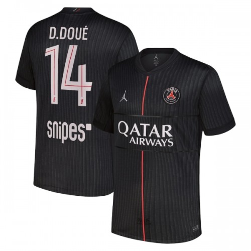 Dresovi Paris Saint-Germain D. Doue 14 Četvrta Jordan 2025-26 - Kratki Rukavima Dresovi Paris Saint-Germain D. Doue 14 Četvrta Jordan 2025-26 - Kratki Rukavima
