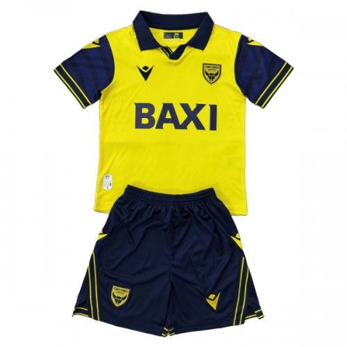 Dječji Dresovi Oxford United Domaći 2025-26 - Kratki Rukavima Dječji Dresovi Oxford United Domaći 2025-26 - Kratki Rukavima