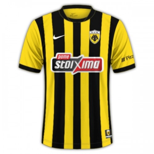 Dresovi AEK Athens Domaći 2025-26 - Kratki Rukavima Dresovi AEK Athens Domaći 2025-26 - Kratki Rukavima