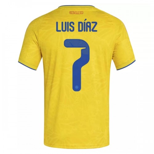 Dresovi Kolumbija Luis Diaz 7 Domaći Svjetsko Prvenstvo 2026 - Kratki Rukavima Dresovi Kolumbija Luis Diaz 7 Domaći Svjetsko Prvenstvo 2026 - Kratki Rukavima
