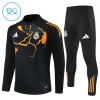 Dječji Real Madrid Komplet trenirke za trening 2025-26 Quarter-zip Crna