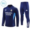 Dječji Real Madrid Komplet trenirke za trening 2025-26 Quarter-zip Navy