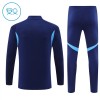 Dječji Real Madrid Komplet trenirke za trening 2025-26 Quarter-zip Navy