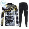 Dječji Real Madrid Marvel Komplet trenirke za trening 2026-27 Quarter-zip Crna Dječji Real Madrid Marvel Komplet trenirke za trening 2026-27 Quarter-zip Crna