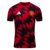 Dresovi Manchester United Pre-Match 2025-26 - Kratki Rukavima Crvena