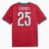 Dresovi Portugal Nuno Mendes 25 Domaći Svjetsko Prvenstvo 2026 - Kratki Rukavima