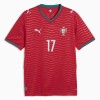 Dresovi Portugal Rafael Leao 17 Domaći Svjetsko Prvenstvo 2026 - Kratki Rukavima