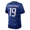 Dresovi Francuska Theo Hernandez 19 Domaći Svjetsko Prvenstvo 2026 - Kratki Rukavima