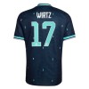 Dresovi Njemačka Wirtz 17 Gostujući Svjetsko Prvenstvo 2026 - Kratki Rukavima