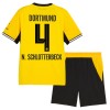 Dječji Dresovi Borussia Dortmund N. Schlotterbeck 4 Domaći 2026-27 - Kratki Rukavima