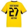 Dresovi Borussia Dortmund Adeyemi 27 Domaći 2026-27 - Kratki Rukavima