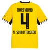Dresovi Borussia Dortmund N. Schlotterbeck 4 Domaći 2026-27 - Kratki Rukavima Dresovi Borussia Dortmund N. Schlotterbeck 4 Domaći 2026-27 - Kratki Rukavima