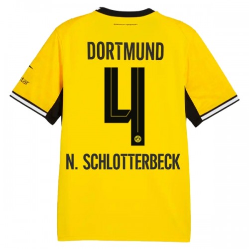 Dresovi Borussia Dortmund N. Schlotterbeck 4 Domaći 2026-27 - Kratki Rukavima Dresovi Borussia Dortmund N. Schlotterbeck 4 Domaći 2026-27 - Kratki Rukavima