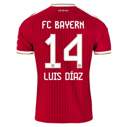 Dresovi FC Bayern München Luis Diaz 14 Domaći 2026-27 - Kratki Rukavima Dresovi FC Bayern München Luis Diaz 14 Domaći 2026-27 - Kratki Rukavima