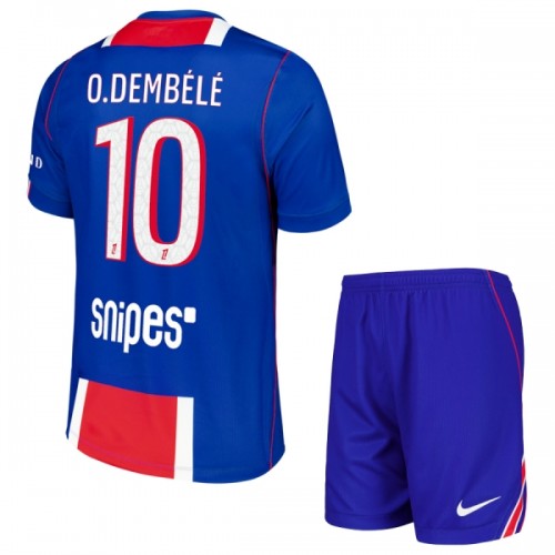 Dječji Dresovi Paris Saint-Germain O. Dembele 10 Domaći 2026-27 - Kratki Rukavima Dječji Dresovi Paris Saint-Germain O. Dembele 10 Domaći 2026-27 - Kratki Rukavima