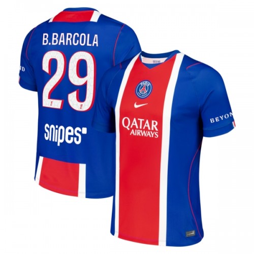 Dresovi Paris Saint-Germain Bradley Barcola 29 Domaći 2026-27 - Kratki Rukavima Dresovi Paris Saint-Germain Bradley Barcola 29 Domaći 2026-27 - Kratki Rukavima