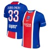 Dresovi Paris Saint-Germain Zaire Emery 33 Domaći 2026-27 - Kratki Rukavima