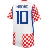 Dječji Dresovi Hrvatska Modrić 10 Domaći Svjetsko Prvenstvo 2026 - Kratki Rukavima