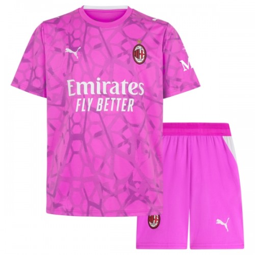 Dječji Dresovi AC Milan Gostujući Golmanski 2026-27 - Kratki Rukavima Dječji Dresovi AC Milan Gostujući Golmanski 2026-27 - Kratki Rukavima