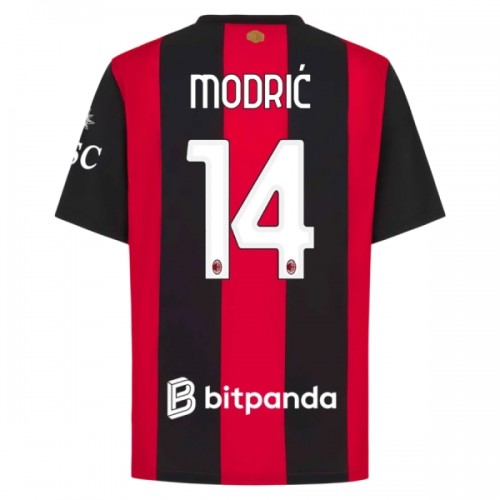 Dresovi AC Milan Modrić 14 Domaći 2026-27 - Kratki Rukavima Dresovi AC Milan Modrić 14 Domaći 2026-27 - Kratki Rukavima