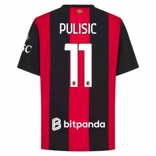 Dresovi AC Milan Pulisic 11 Domaći 2026-27 - Kratki Rukavima Dresovi AC Milan Pulisic 11 Domaći 2026-27 - Kratki Rukavima