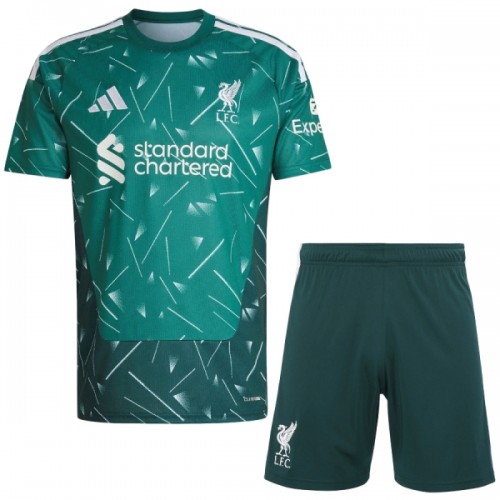 Dječji Dresovi Liverpool Golmanski Domaći 2026-27 - Kratki Rukavima Zelena Dječji Dresovi Liverpool Golmanski Domaći 2026-27 - Kratki Rukavima Zelena