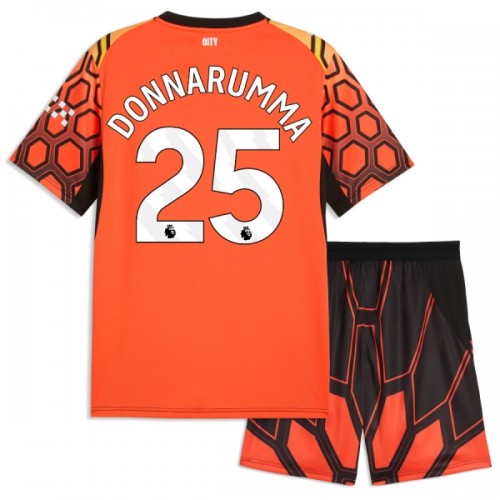 Dječji Dresovi Manchester City Donnarumma 25 Golmanski Treći 2026-27 - Kratki Rukavima Naranča Dječji Dresovi Manchester City Donnarumma 25 Golmanski Treći 2026-27 - Kratki Rukavima Naranča