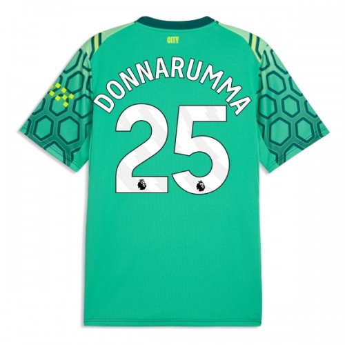 Dresovi Manchester City Donnarumma 25 Golmanski Domaći 2026-27 - Kratki Rukavima Zelena Dresovi Manchester City Donnarumma 25 Golmanski Domaći 2026-27 - Kratki Rukavima Zelena