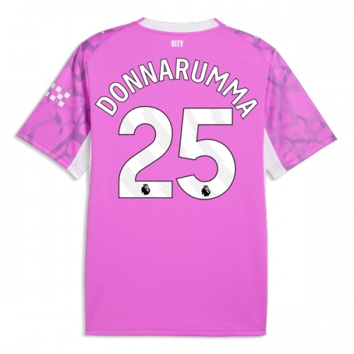 Dresovi Manchester City Donnarumma 25 Gostujući Golmanski 2026-27 - Kratki Rukavima Ružičasta Dresovi Manchester City Donnarumma 25 Gostujući Golmanski 2026-27 - Kratki Rukavima Ružičasta