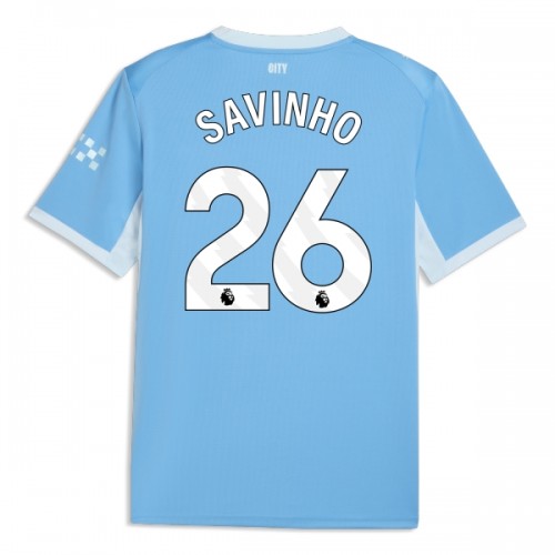 Dresovi Manchester City Savinho 26 Domaći 2026-27 - Kratki Rukavima Dresovi Manchester City Savinho 26 Domaći 2026-27 - Kratki Rukavima